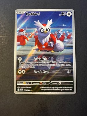 2025 Pokemon Mega Evolutions Delibird 152 /132 Full Art Illustration rare holo 3
