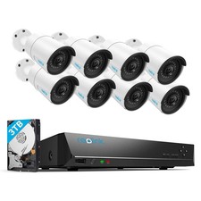 Reolink RLK16-410B8 Kit de Caméra Surveillance Extérieur PoE NVR + Caméra 8x 5MP
