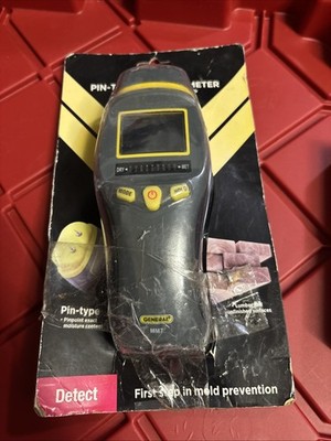 LCD Moisture Meter #MM7 - Leak and Humidity Detector - Pinless and Non-Invasive