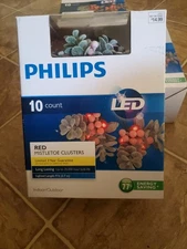 Rare Mistletoe Clusters RED LED