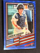 2026 Panini USA STARS & STRIPES BLUE PRIZM REFRACTOR Andrew Costello 56/75