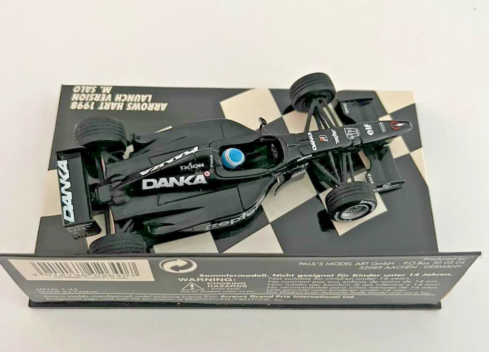 Model Arrows Hart 1998 1/43 Minichamps Mika Salo Showcar F1 - Immagine 4 di 4