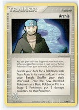 Archie 71/95 Uncommon Team Magma vs Team Aqua Pokemon Near Mint on eBay