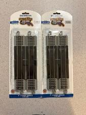 LOT OF 2 HO-Gauge - Bachmann - EZ Track 9" Straight Rerailer 2 Per Card . NEW