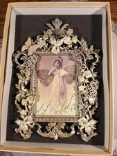 QVC Kirks Folly "Butterfly Kisses 15th Anniversary" Picture Frame Crystals 2007