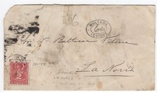 CHILE 1888 Saltre Oficina IMPUESTO Cubierta Iquique a LA NORIA