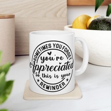Thank You Gifts for Women/Men, Customer Service Mug, Support Gift
