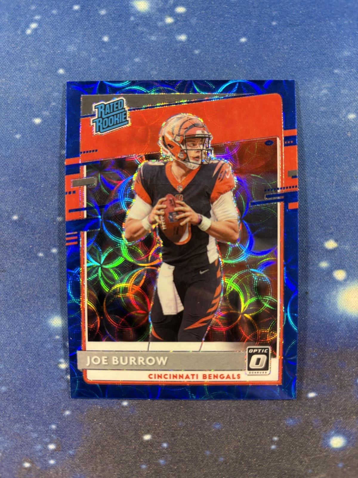 2020 Panini Donruss Optic #151 Joe Burrow Blue Scope Rookie RC Bengals