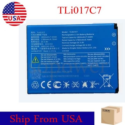 Replacement TLi017C7 Battery for AlCatel Flip 4 4056, 4056W,