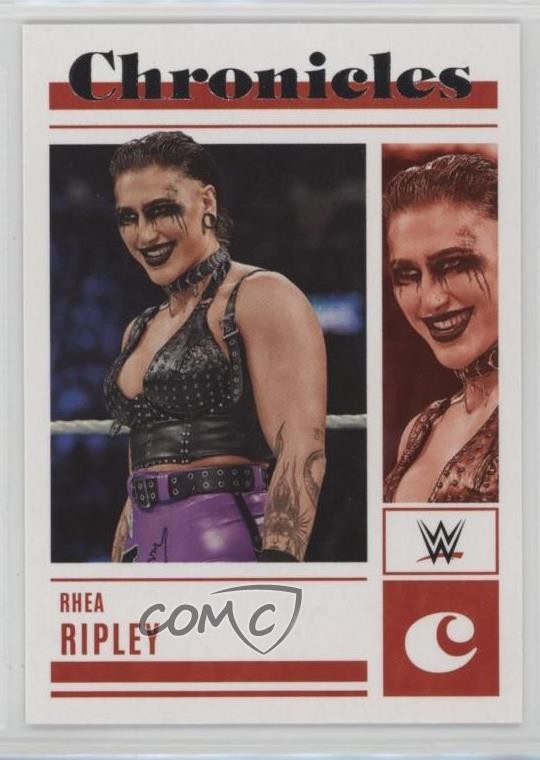 2023 Panini Chronicles WWE Blue /99 Rhea Ripley #45 | eBay