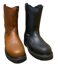 Mens Best Work Boots Pull On Leather Oil Water Resistant Construction Ruper