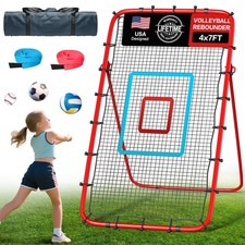 Volleyball Rebounder Net 7x4 Ft, 5Angle Adjustable Rebounder Net for Practici...