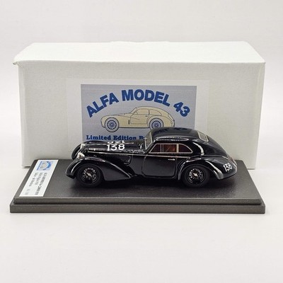 ALFAMODEL Alfa Romeo 6C 2300B MM #138 Salice / Mendoza Mille Miglia 1938 1/43 Sc