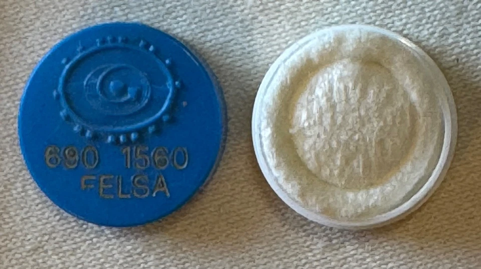 Vintage RENATA Nº Conjunto completo de rueda de equilibrio 188 M 690 1560 FELSA, caja NOS Foto 3 de 4