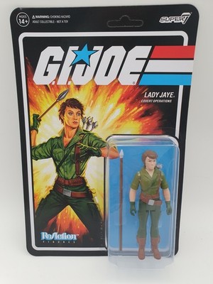 G.I.Joe Lady Jaye 10cm ReAction Super7 Neu Ovp 2021