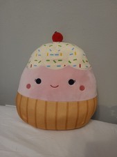 Squishmallows 12-inch Carl the Cupcake Plush
