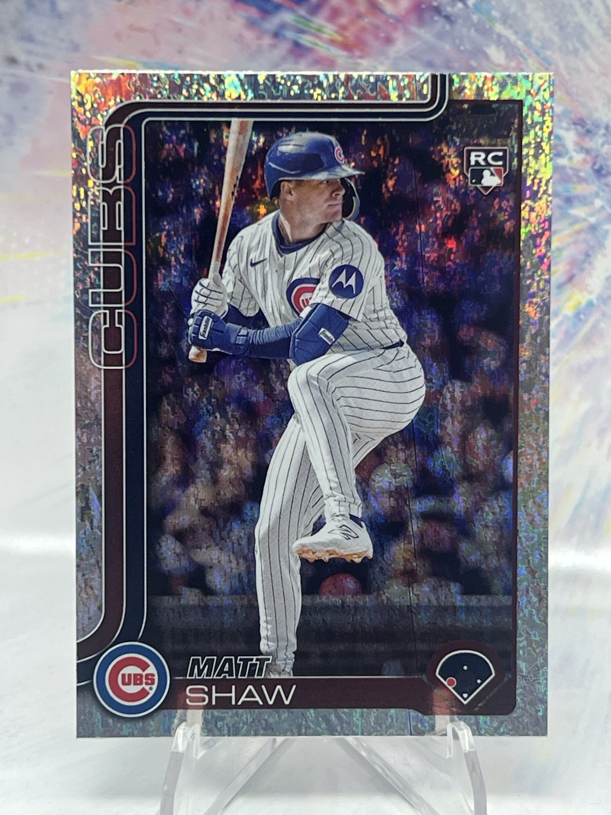2025 Topps Update MATT SHAW RC Sandglitter Parallel #US200 Cubs