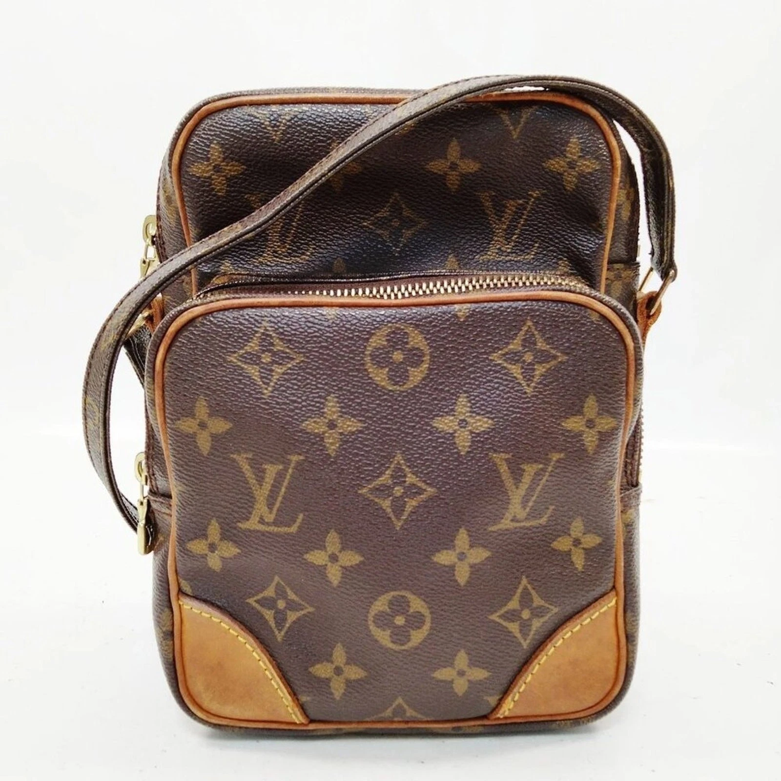 Authentic Louis Vuitton Amazon Brown Monogram Crossbody 203-112025