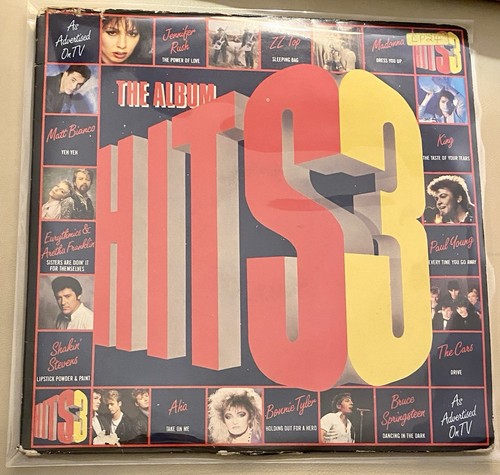 Vintage "The Hits Album 3" Various Artists Vinyl LP record VG
