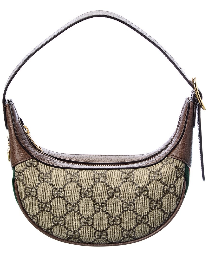 Gucci Ophidia Mini Gg Supreme Canvas & Leather Shoulder Bag Women's