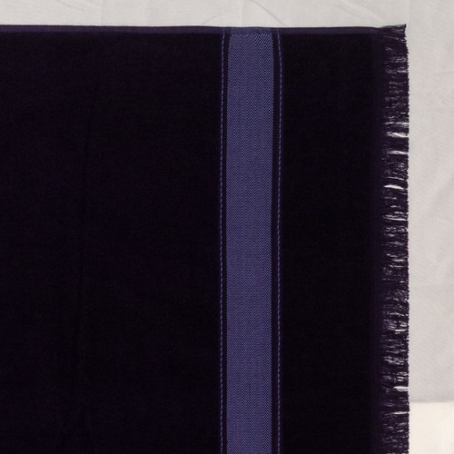 Auth. Hermes Badetuch - Fransen - schwarz - 100% Baumwolle - 95x144cm - NEU - Bild 5 von 10