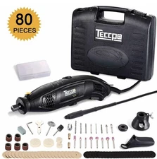 Rotary Tool, TECCPO 8,000-35,000RPM 5-Speed Variable Speed Rotary Tool, Universa