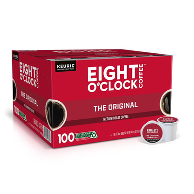 kuerig Eight O'Clock the Original Coffee K-Cup Pods, 100 Ct.