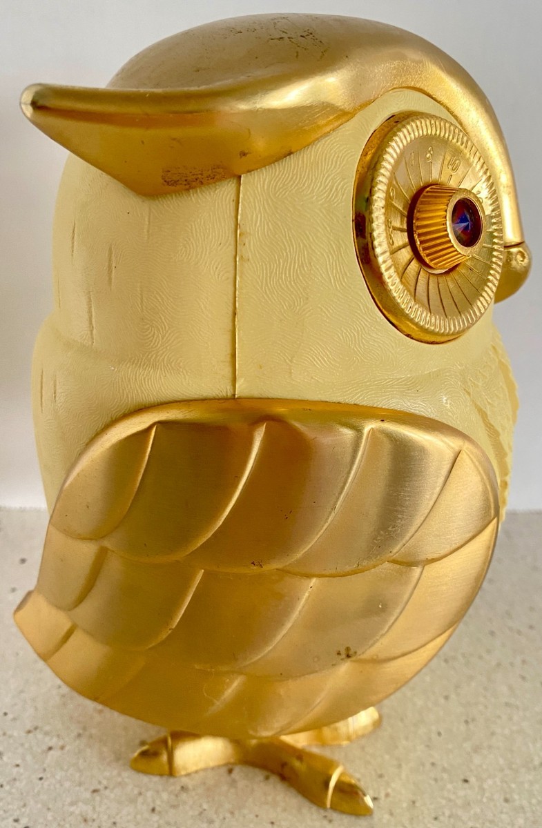 Vtg Midnight Owl BUBO AM Transistor Radio Made in Japan 1960s MCM