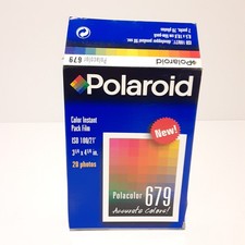 Polaroid Polacolor 679 Instant Pack Film EXPIRED 1999 Open Box Sealed Pkgs