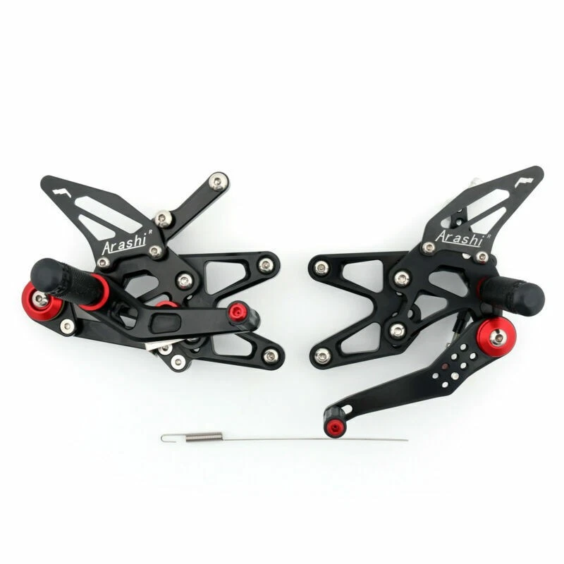 Repose pieds commandes reculées pour Daytona 675 / R 2013-2017 BLK A - Photo 2/4