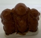 Occupied Japan Figurine Speak,See,Hear No Evil Three Monkeys — photo 3