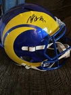 Los Angeles Rams Davante Adams Autographed Replica Helmet Beckett Authentication