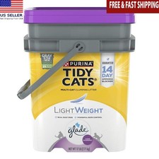17 Pound Pail Light Weight Low Dust Clumping Cat Litter Fresh Ammonia Barrier