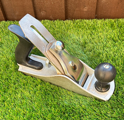 No 4 Smoothing Plane Metal Bench Hand Plane, Steel Blade 2in Silver ...