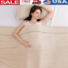 Cooling Blanket Double-Sided Arc-chill Fabric Breathable Lightweight Sleep Aid