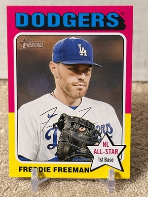 2024 Topps Heritage FREDDIE FREEMAN Los Angeles Dodgers Card #248