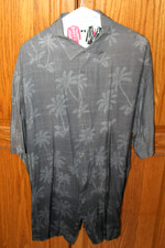 PIERRE CARDIN BUTTON DOWN GREY XL 100 RAYON SHIRT