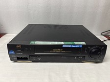 JVC HR-S3500U Super VHS ET 4-Head Video Cassette Player VCR No Remote Tested