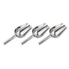 3 Pcs Scoops Flour Sugar Ice for Bar Bean Scooper Grain Stainless
