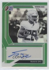 2022 Leaf Pro Set Metal Black & White Green Prismatic 10/15 Travis Dye Auto ms9