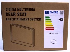 GOnavidio 12,5 Zoll Auto DVD Player Kopfstuetze HDMI Doppellautsprecher AV Sync