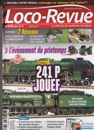 LOCO REVUE N°826 241 P JOUEF / RMA / SUPERPACIFIC / C 61000 / RUISSEAU / TUILES | Zustand: Occasion