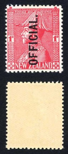 New Zealand SGO111c 1d Admiral Perf 14 x 15 U/M Fresh Colour Cat 18 pounds