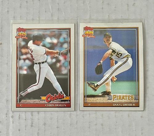 Doug Drabek [White Frame] #685 1991 Topps card