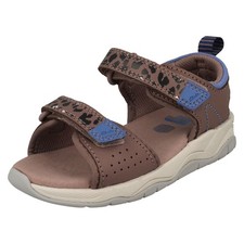 Image of Girls PLAYPRINT Collection By Clarks Big Cat Detailed Sandals *Clowder Print*