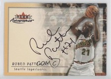 2000-01 Fleer Tradition Autographics Ruben Patterson Auto 9c6