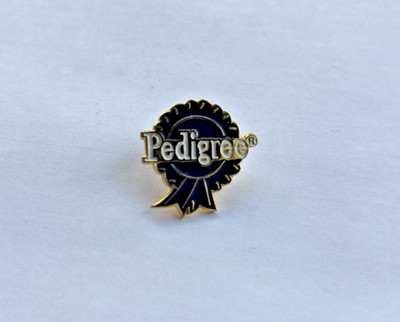 Pedigree Petfoods Brand Logo Lapel Pin Dog Food - Blue Pinback