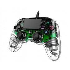 NACON PS4OFCPADCLGREEN periferica di gioco Verde, Trasparente Gamepad Analogico/