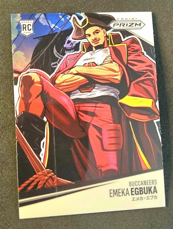 2025 Panini Prizm - Manga Vertical Emeka Egbuka #15 (RC)