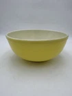 Vintage 4 QT PYREX Large 10" Nesting Mixing Bowl Primary Color Yellow (#5)